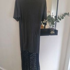 Jersey Dress with Lace