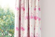 Laura Ashley Blackout Lined Pink Flamingo Curtains
