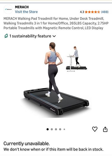 Merach Walking Pad for Indoor use