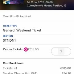 All Together Now Ticket 2026