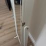 freestanding white jewelry cabinet mirror Image 2