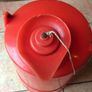 Vintage Fethaware Red Water Carrier, VW Camper, Camping Image 5