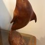 Vintage hand-carved wooden leaping dolphin Image 3