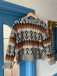 Retro 70s Style Knit Jumper