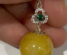 Jade earring set