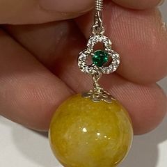Jade earring set