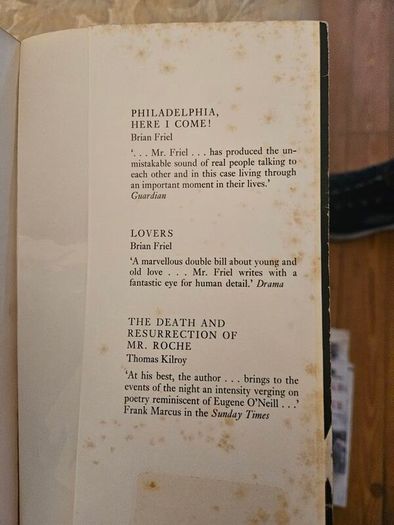 Edna O'brien. A Pagan Place. A Play. First Edition Paperback In Good Condition.  See Photos For Same.