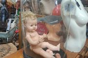 Vintage Large Glass Bell Jar /Dome