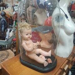 Vintage Large Glass Bell Jar /Dome