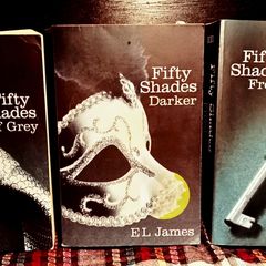 E L James .  Fifty Shades Of Grey Trilogy.