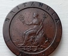 Cartwheel two penny coin