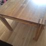 Solid Oak Dining Table Image 6