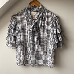 Reset by Jane Frill Sleeve Blouse