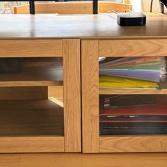 BESTA IKEA TV cabinet with SINDVIK glass doors