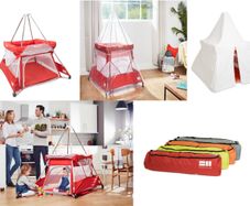 BabyHub SleepSpace Travel Cot, Tepee and Mosquito Net