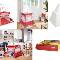 BabyHub SleepSpace Travel Cot, Tepee and Mosquito Net