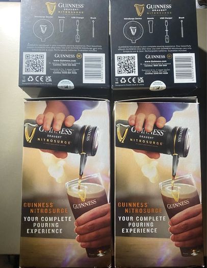 Guinness Draught beer Nitrosurge Device