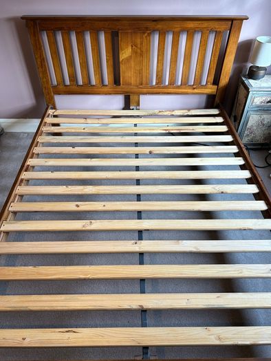 Solid wood King bedframe