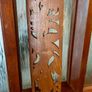 Hand Carved Long Balinese Wooden Sunflower Floral Relief Wall Art Decor Panel Image 6
