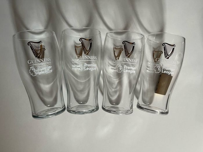 Birra Moretti Sale di mare guinness bulmers magners Pint Glass Beer Limited edition Heineken Stella Bavaria Pint Glasses Beer Heineken carlsberg Pint beer Glass brand new with box