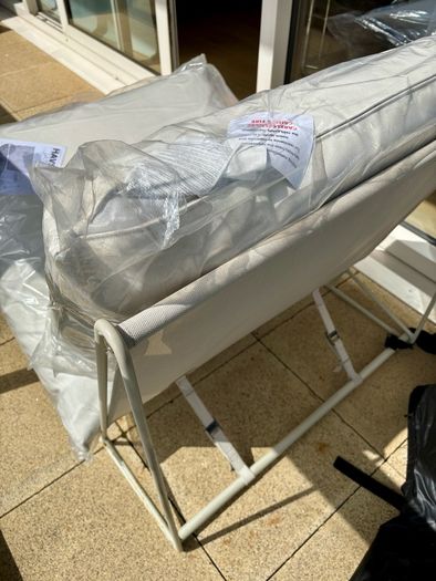 Luxury modular chairs x 2 (with original packaging)