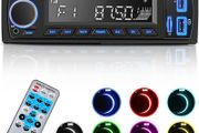 7 LED Colors Car Stereo Handsfree Calling Bluetooth 5.0 Car Radio, Stereo &amp; Clock, 4X60W FM Radio USB/AUX (FREE SHIPPING)