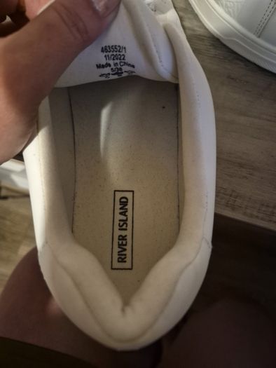 Unisex Size 5 (Eur 38) white River Island trainers