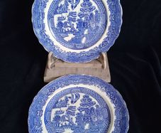 antique willow plates