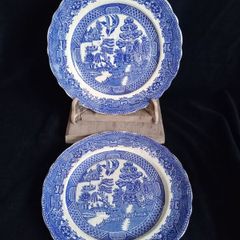 antique willow plates