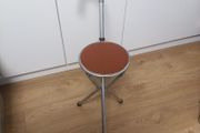 Vintage Tirion Folding Chair Walking Stick with Tripod Legs