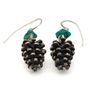 Vintage 925 Sterling Silver & Turquoise  Earrings Image 5