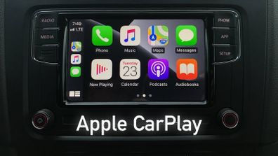 New Radio With Apple car Play + Android Auto Bluetooth free installation