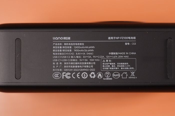 Llano Sony battery NP-FZ100 Dual Charger + Power Bank
