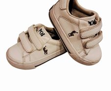 Polo Ralph Lauren leather toddler trainers