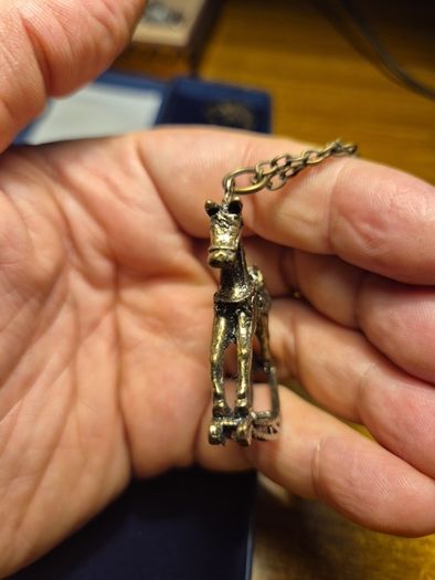 Vintage Rocking Horse Necklace