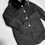 S Italy wool and mohair coat black Image 5