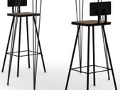 3 Piece Bar Set Black