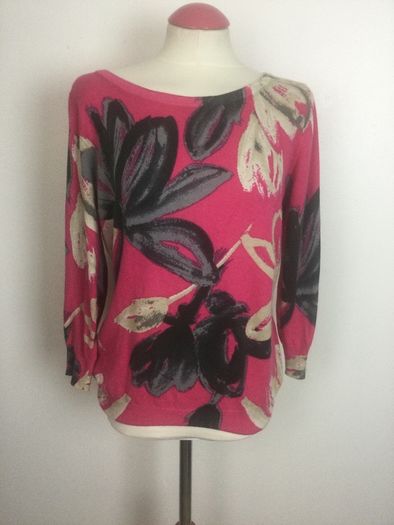 Next pink floral lightweight jumper size 14 price includes postage