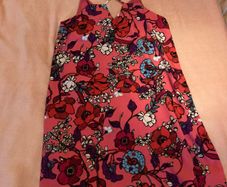 River Island pink mini dress