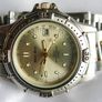 Hugo Maxx  Euro Design 18K Plated Diver Analog Quartz Watch New Battery Image 10
