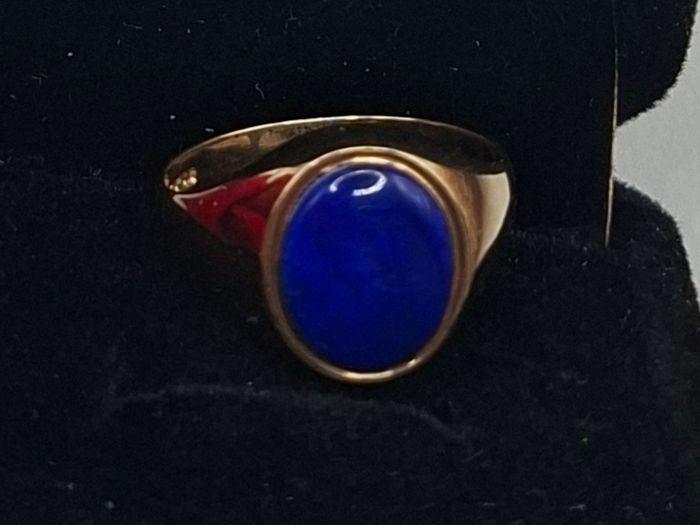 9ct lapis lazuli ring