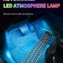 Led Car Foot Ambient Light With USB Neon Mood Lighting Music Control App RGB Auto Interior Decorative Atmosphere Light Image 2