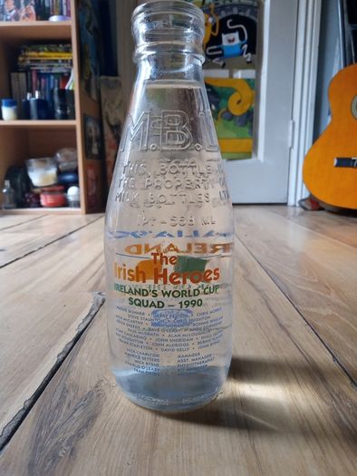 Italia 90 milk bottle collectable