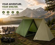 3 Man House Tent Waterproof Camping Tent