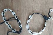 2 shell bracelets