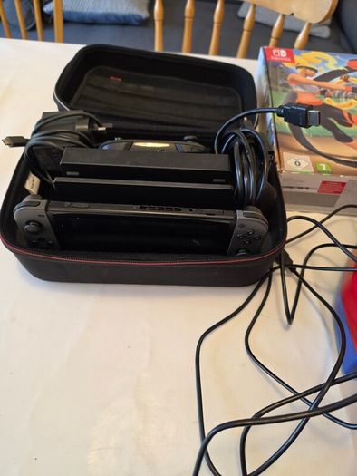 Nintendo Switch Bundle Modified Console, Mario Wheel and Ring Fit