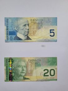 Canada 5-20 Dollars 2002-2004  notes
