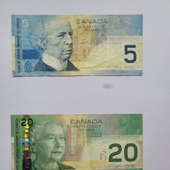 Canada 5-20 Dollars 2002-2004  notes