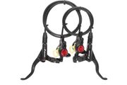 Mountain Bike Hydraulic Disc Brake Set, Aluminium Alloy Left Rear Right Front Disc Brake for Mountain Bike Bicycle MTB XC Trail E-Bike Fat Bike