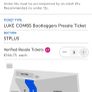 3 x Luke Combs 18th July -Standing plus tickets Image 3